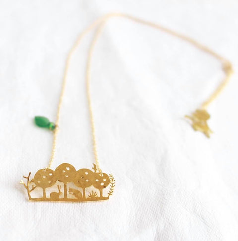 Forest necklace