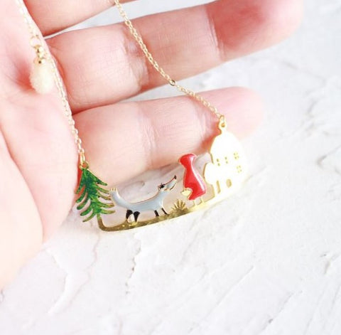 The little red riding hood Necklace