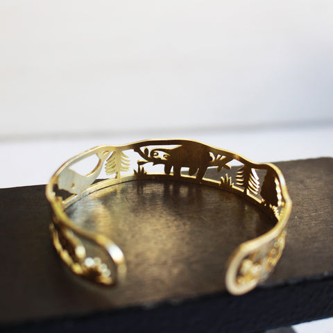 Whale Sloth Hedgehog Bangle